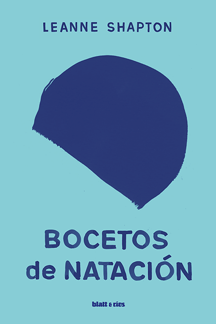 Cubierta de Bocetos de natación, de Leanne Shapton